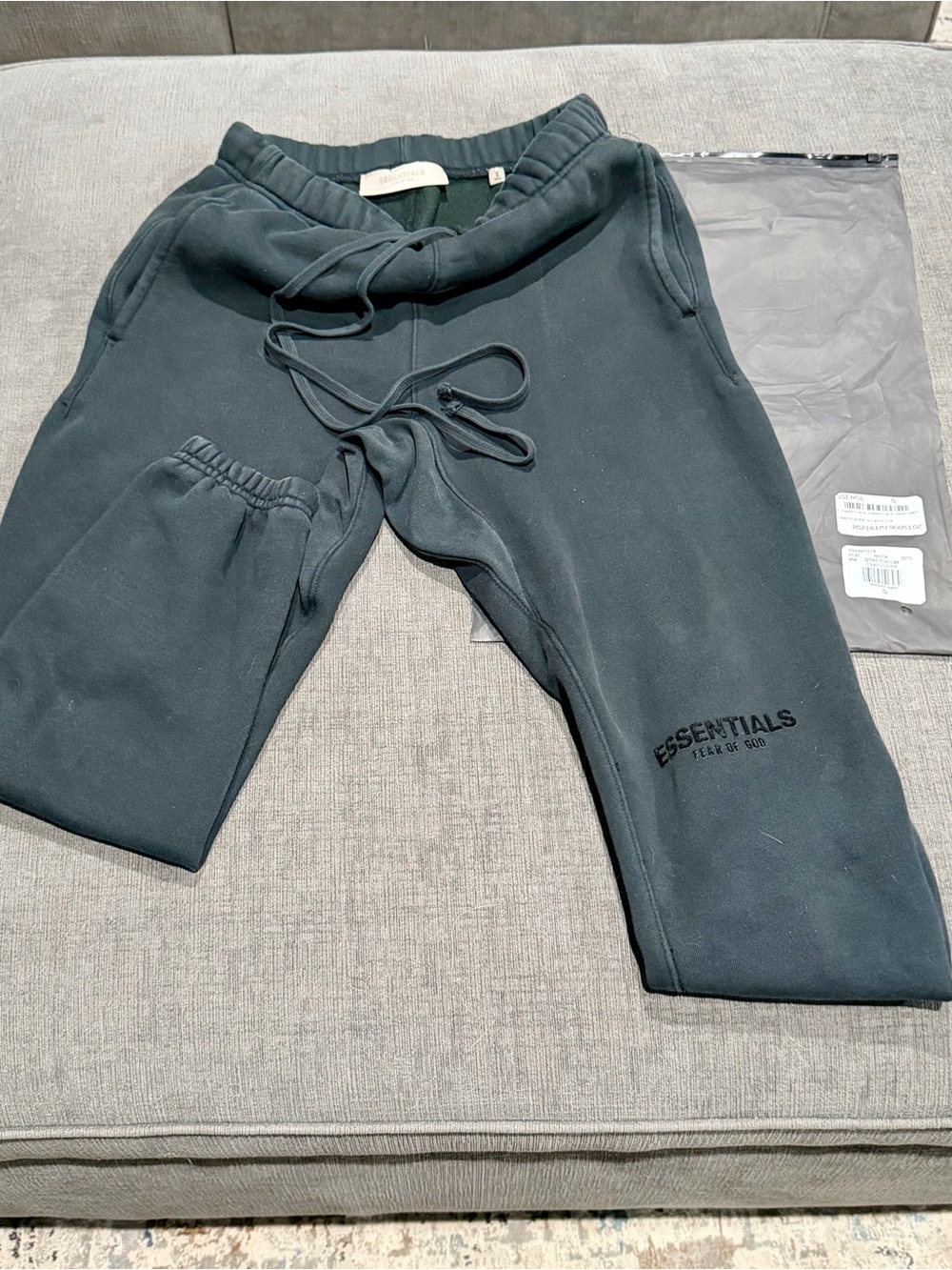 Essentials Men's Black Sweatpants Joggers
